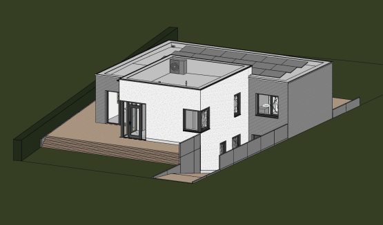 Voor een particuliere opdrachtgever heeft PRW ingenieurs een vrijstaande bungalow met ondergrondse garage uitgewerkt. Met behulp van een 3D-model heeft PRW ontwerp ondersteuning geboden door studie te doen naar diverse varianten.
Het definitieve ontwerp is uitgewerkt voor aanvraag van de omgevingsvergunning waarbij is samengewerkt met externe adviseurs voor de constructie, BENG-, MGP- en bouwbesluitberekeningen.
