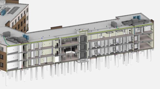 Dit  zorggebouw zal plaats bieden voor 80 woonruimten voor zorgbehoevende ouderen. Kuiper Bouw heeft PRW gecontracteerd om de bouwkundige uitwerking te verzorgen van vergunningsaanvraag t/m UO. Het BIM model zal ondersteuning bieden bij zowel engineering als de uitvoering/werkvoorbereiding.
